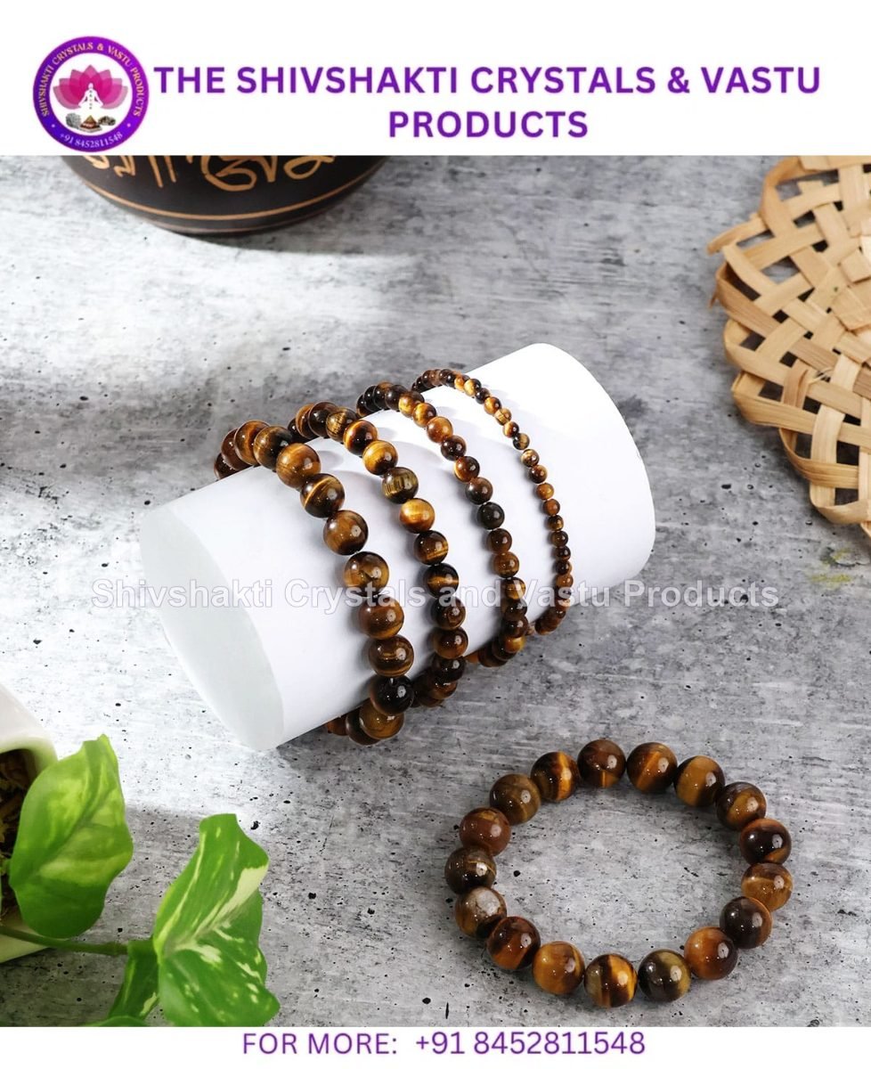 Tiger Eye Round Beads Bracelet