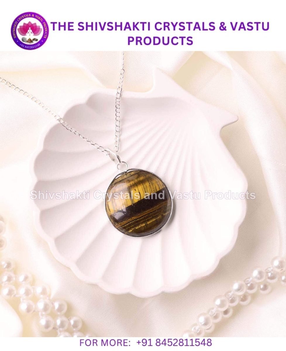 Tiger Eye Round Pendant