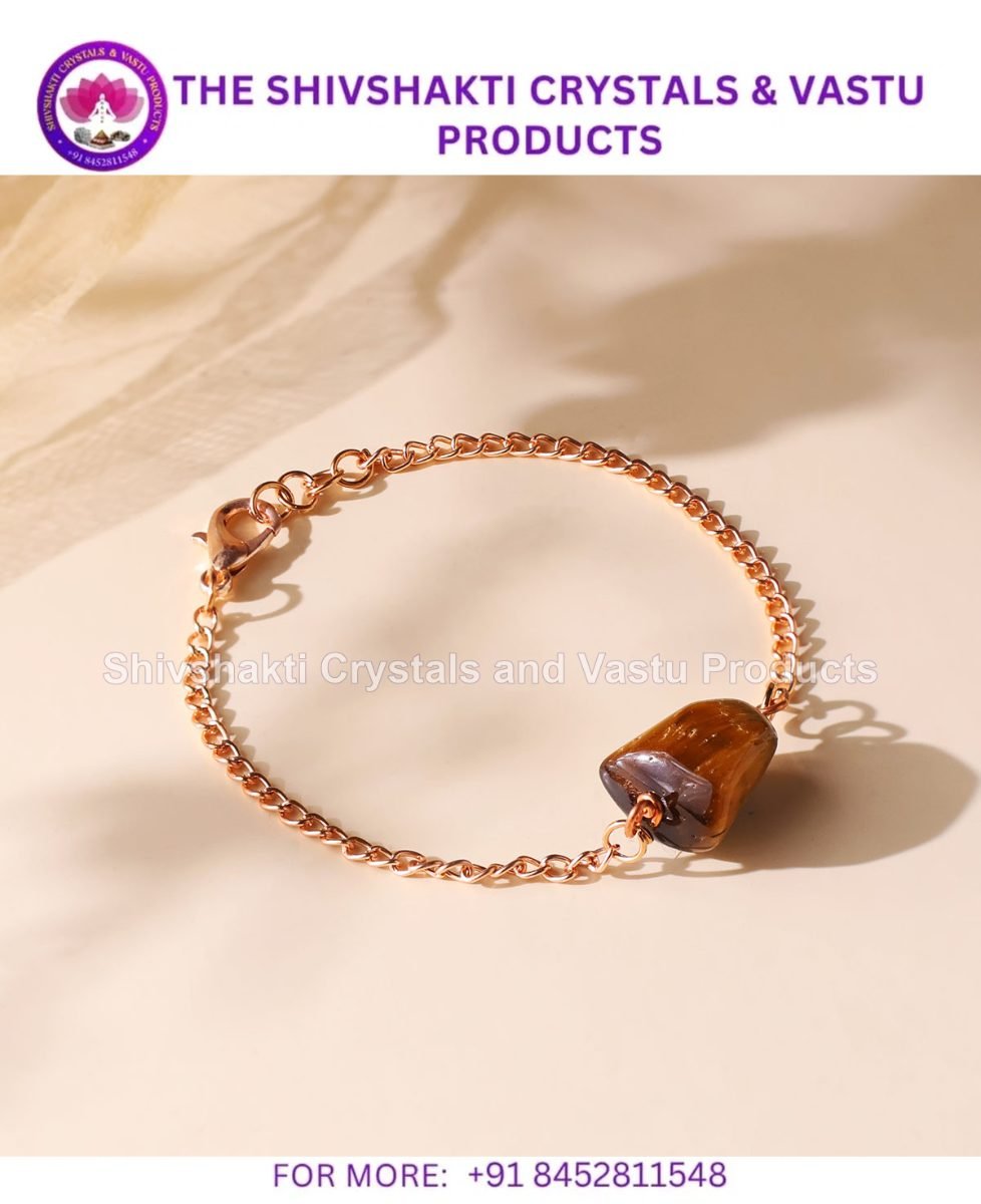 Tiger Eye Single Tumble Bracelet