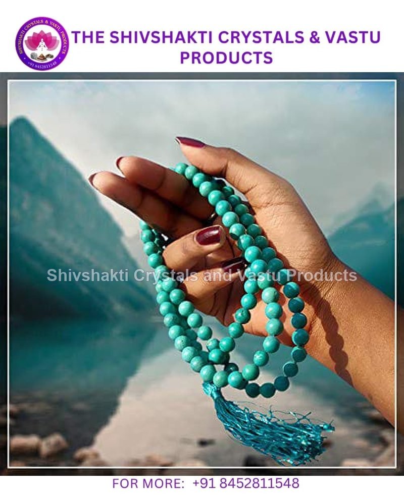 Turquoise Firoza Jaap Mala ( Powder )