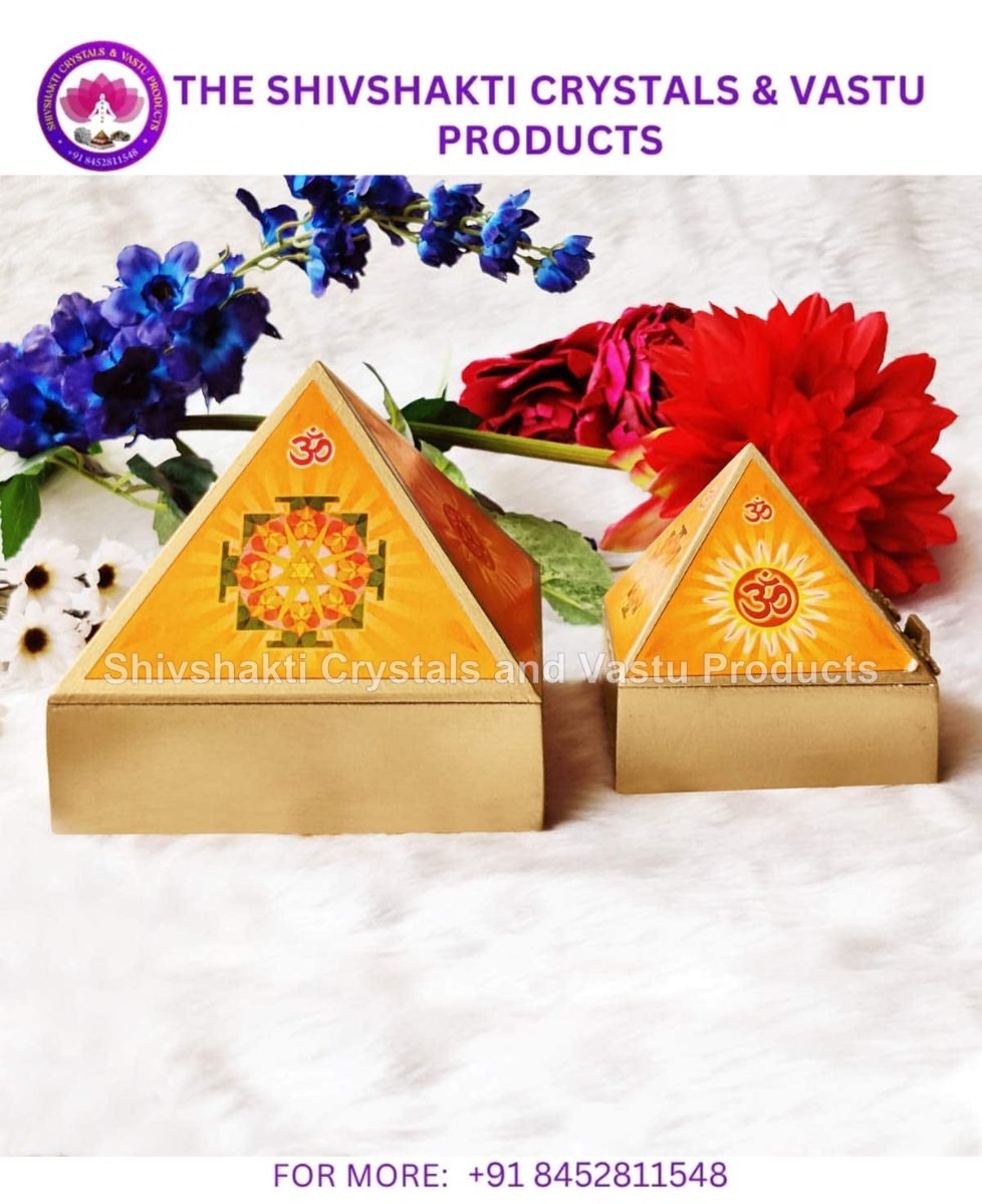 Vastu Wooden Pyramid Wish Box