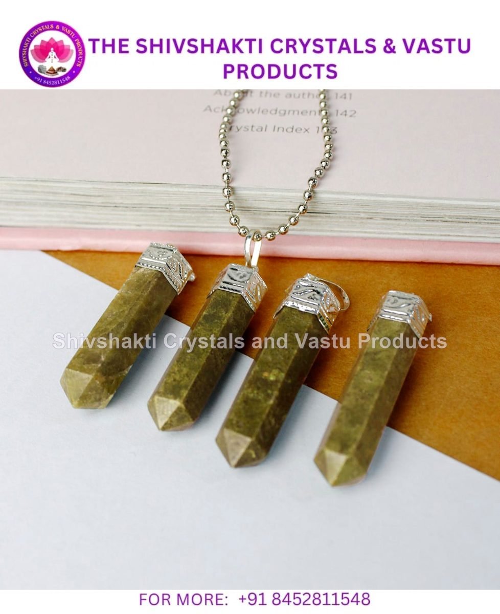 Vesuvianite Pencil Pendant