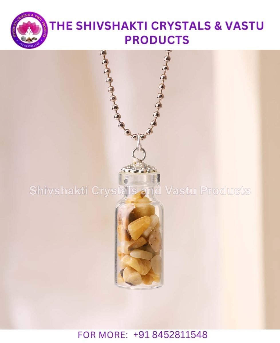 Yellow Aventurine Bottle Pendant