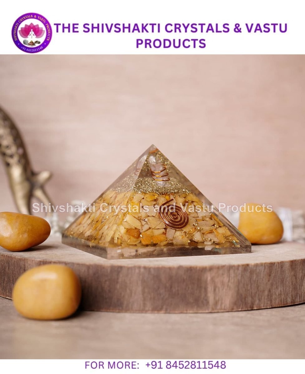 Yellow Aventurine Orgone Pyramid