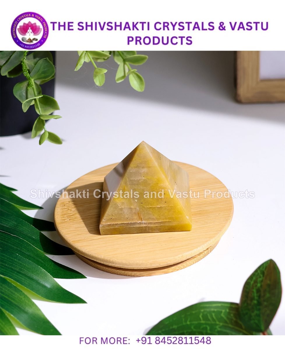 Yellow Aventurine Stone Pyramid