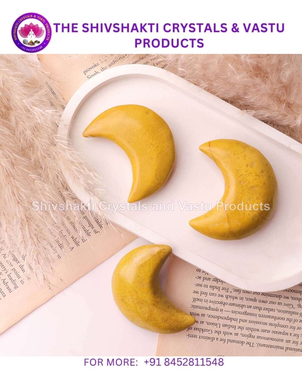 Yellow Jade Half Moon