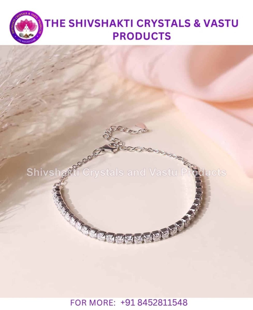 Zircon Silver Bracelet
